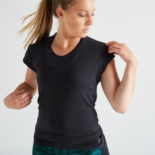 





Women's Slim Fitness Cardio V-Neck T-Shirt