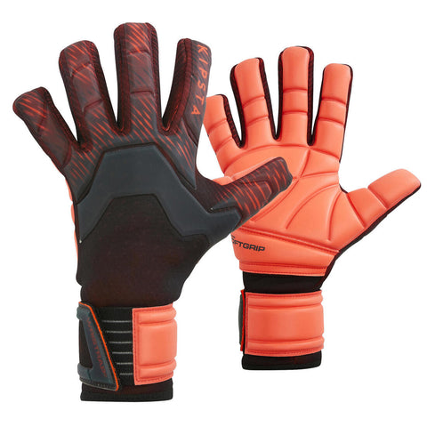 





Adult Football Negative Seam Goalkeeper Gloves F900 - Black/Red