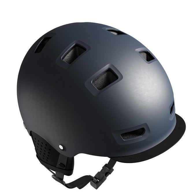 





500 Urban Cycling Bowl Helmet - Dark Blue, photo 1 of 7