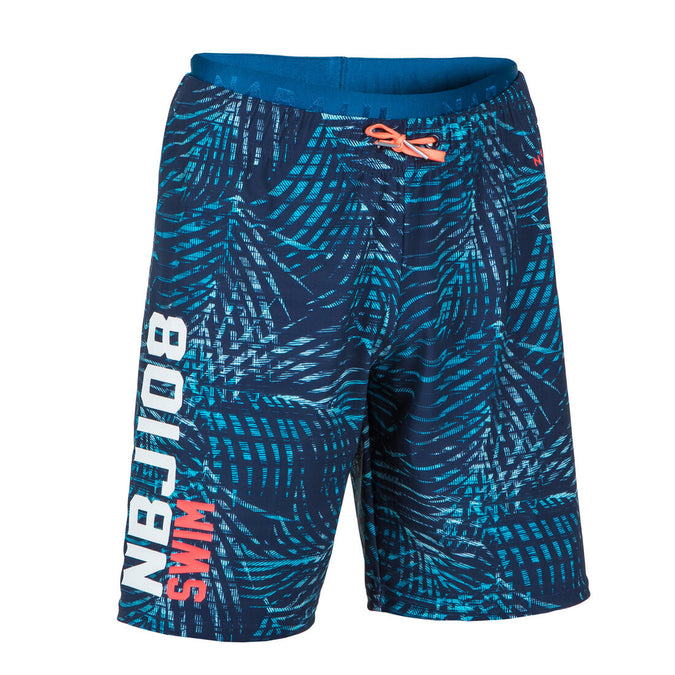 





Boys’ Swimming Shorts 100 Long - All-over Palm Blue, photo 1 of 5
