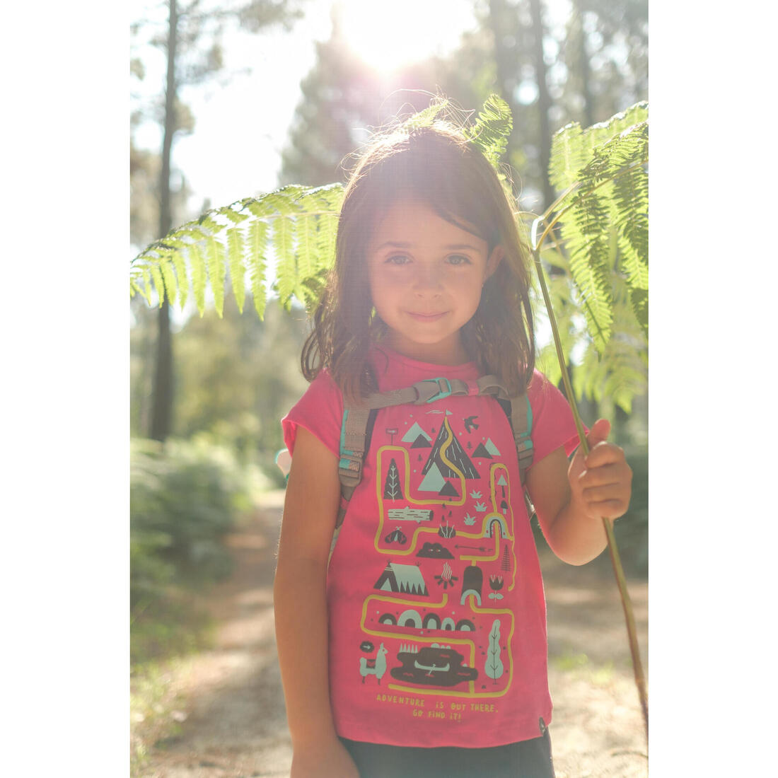 Children's Hiking t-shirt - MH100 KID - Age 2-6 YEARS