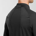Men's BL 500 thermal base layer 1/2 zip ski top  - blue denim