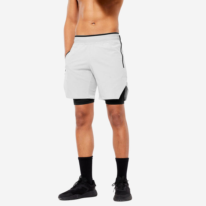 





Men's Breathable Lightweight Cross Training Performance Shorts Celliant - Grey, photo 1 of 7