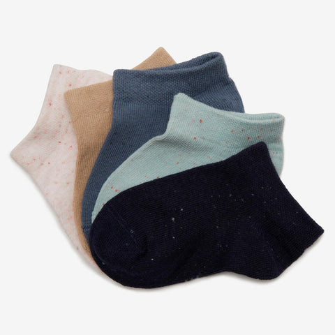





Kids' Ankle Socks 5-Pack Basic - Blue/Beige/Green