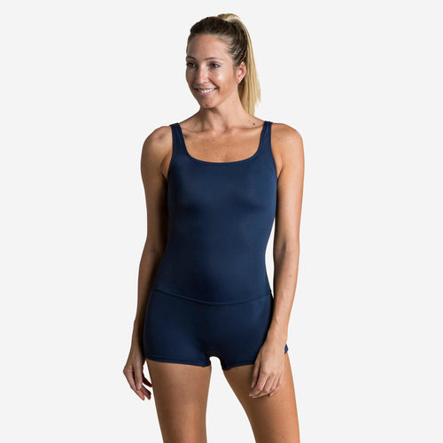 





Women's 1-piece shorty swimsuit Heva