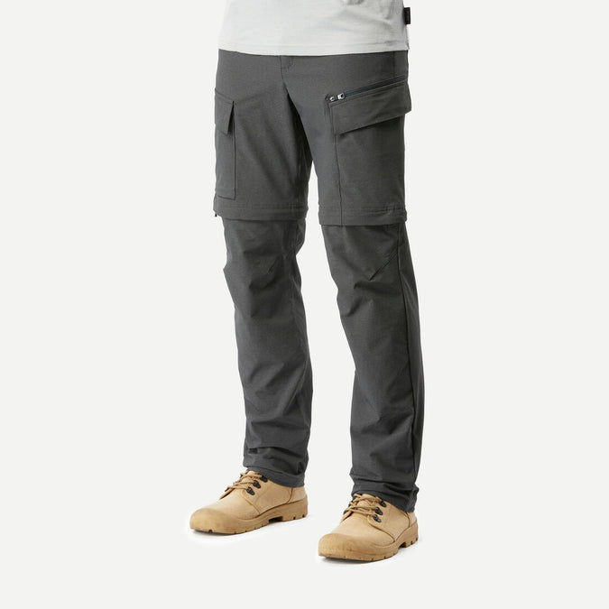 





Men's Travel Trekking 2-in-1 Convertible Trousers - TRAVEL 900 MODUL - Grey, photo 1 of 10