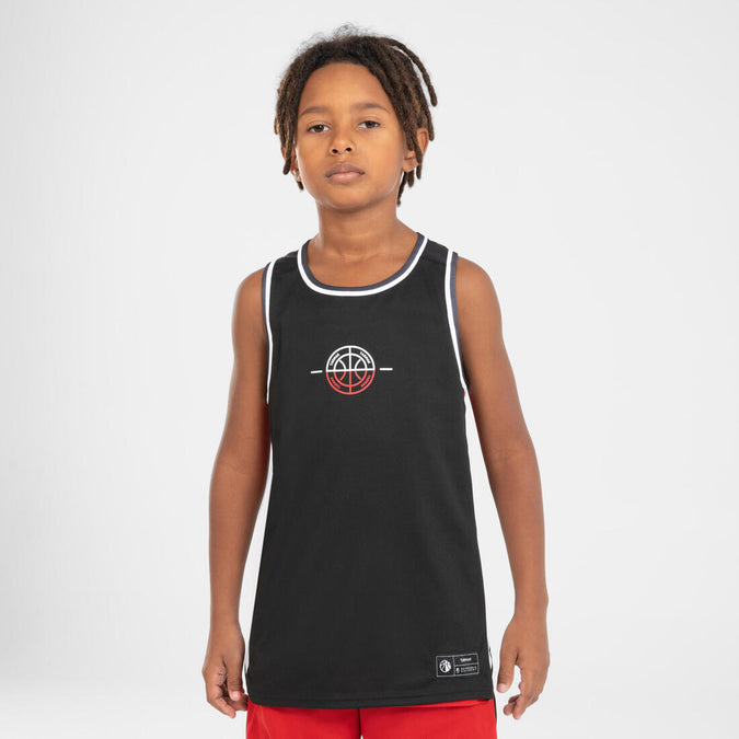 





Kids' Reversible Sleeveless Basketball T-Shirt / Jersey T500R, photo 1 of 11