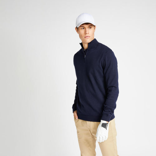 





Men's golf windproof pullover MW500 navy blue