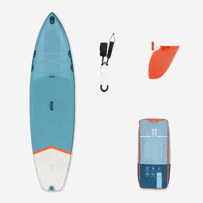 





X100 11FT TOURING INFLATABLE STAND-UP PADDLEBOARD - BLUE, photo 1 of 16