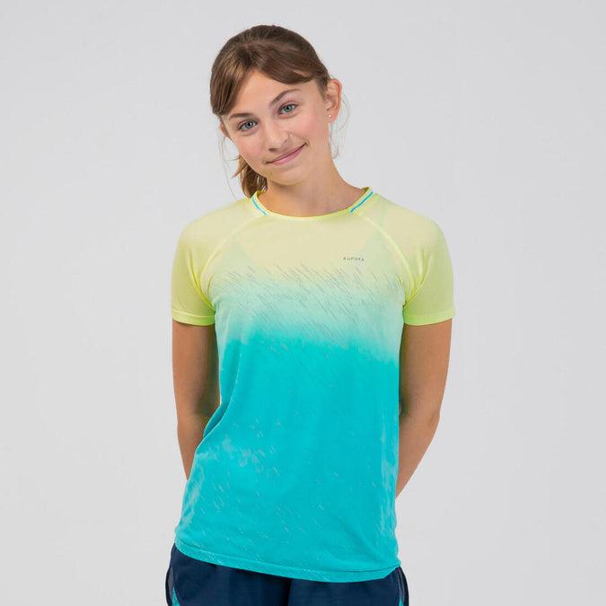 





KIPRUN Care Girls' running and athletics T-shirt short-sleeved aqua, photo 1 of 10