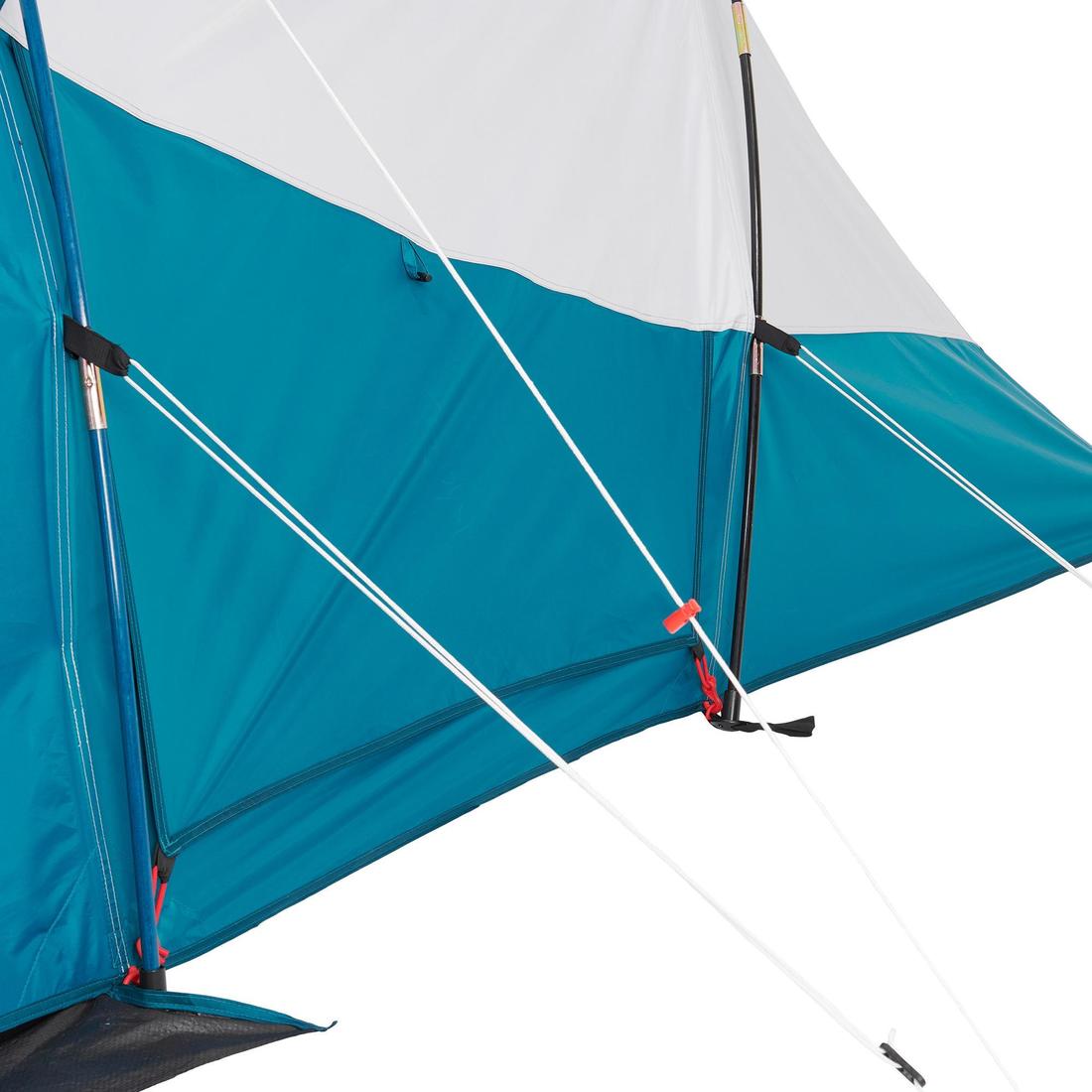 5 Man Blackout Tent With Poles - Arpenaz 5.2 F&B