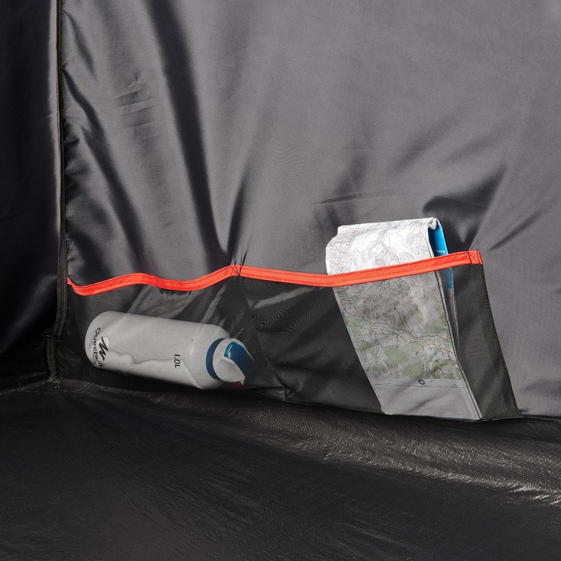 5 Man Blackout Tent With Poles - Arpenaz 5.2 F&B