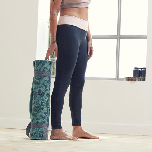 3 mm Yoga Mat - Grip+ Green - Frozen cedar - Kimjaly - Decathlon