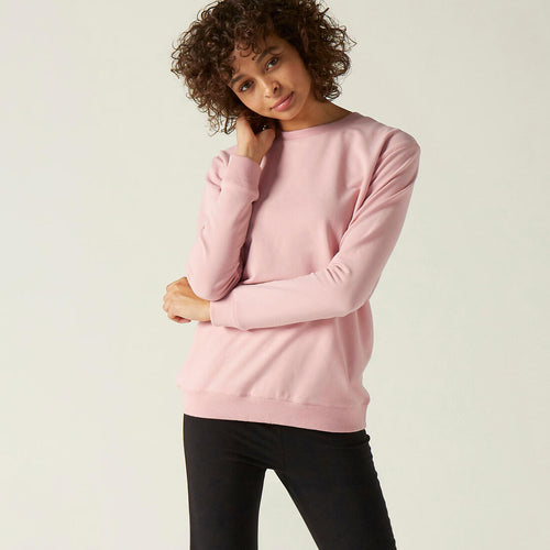 





Women's Fitness Sweatshirt 100 - Pink