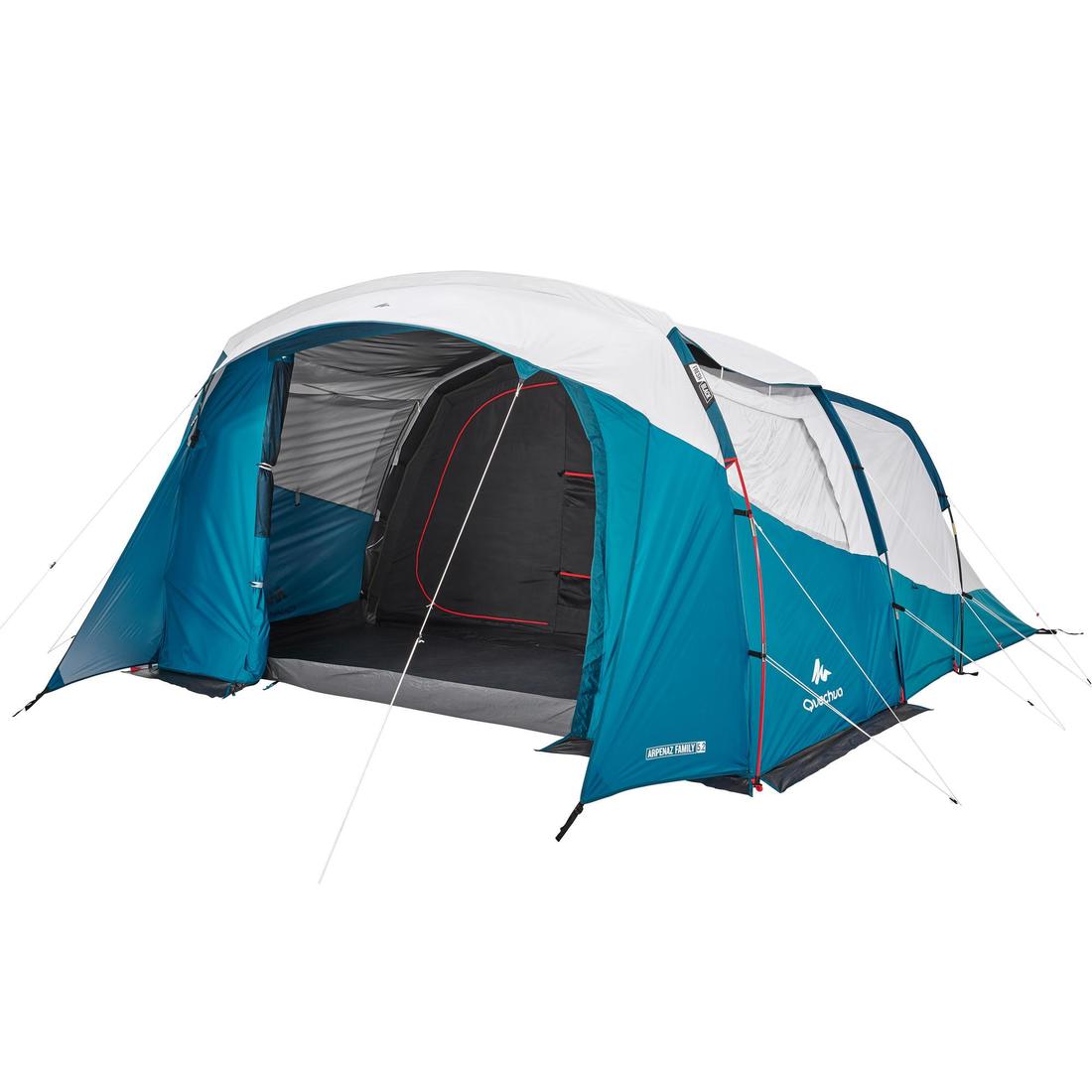 5 Man Blackout Tent With Poles - Arpenaz 5.2 F&B