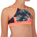 GIRL'S SURF SWIMSUIT CROP TOP BAHA 900