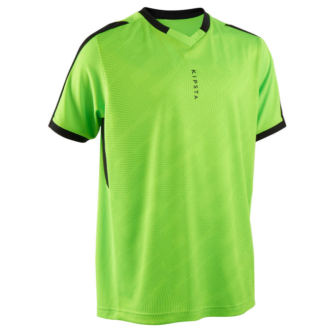 





Kids' Short-Sleeved Football Shirt F520 - Neon Green, photo 1 of 7