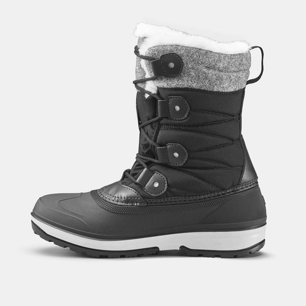 Women's waterproof warm snow boots - SH500 high boot | Decathlon Oman