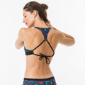 AGATHA SUPAI ZENITH Women's surf swimsuit crop top with adjustable back.