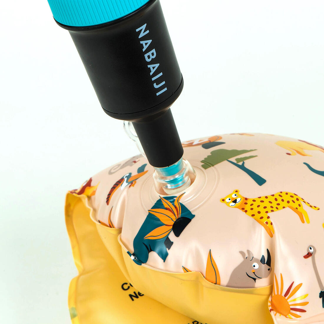 Kids' Swimming armbands with "FLOWERS” print - 11-30 kg