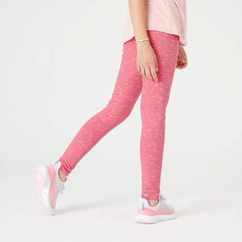 





Girls' Cotton Leggings 320 - Pink Print