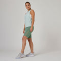 Women's Slim-Fit Cotton Fitness Cycling Shorts 520 Without Pockets