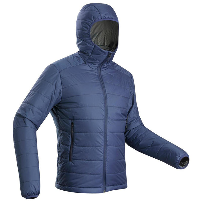 





Men's Synthetic Mountain Trekking Hooded Padded Jacket - MT100 - 5°C, photo 1 of 9