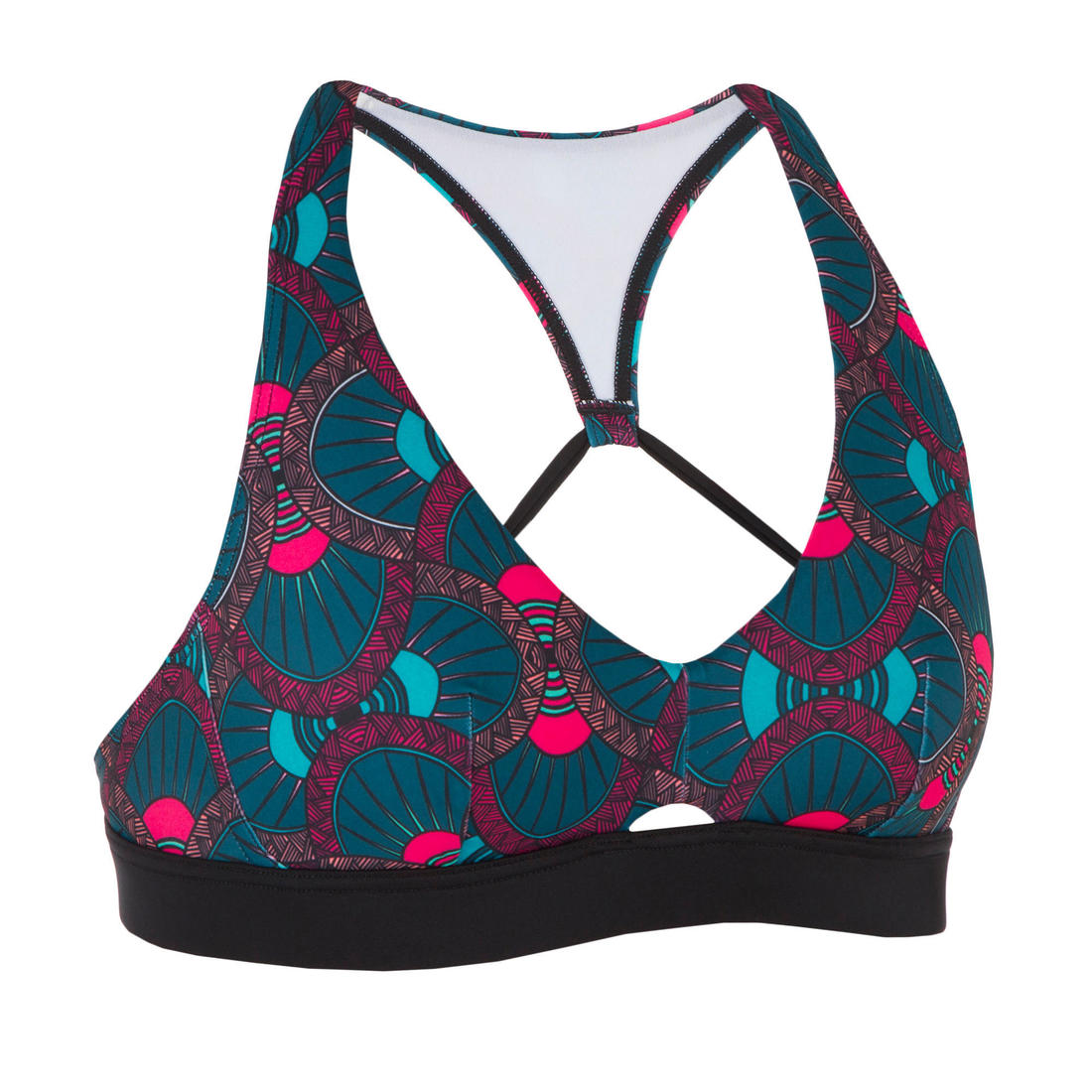 AGATHA SUPAI ZENITH Women's surf swimsuit crop top with adjustable back.
