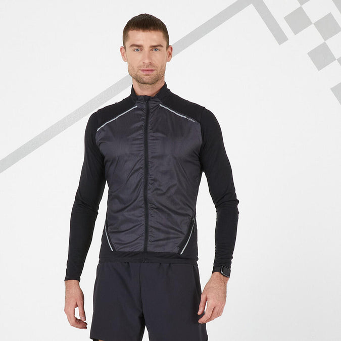 Decathlon men's running jacket best sale