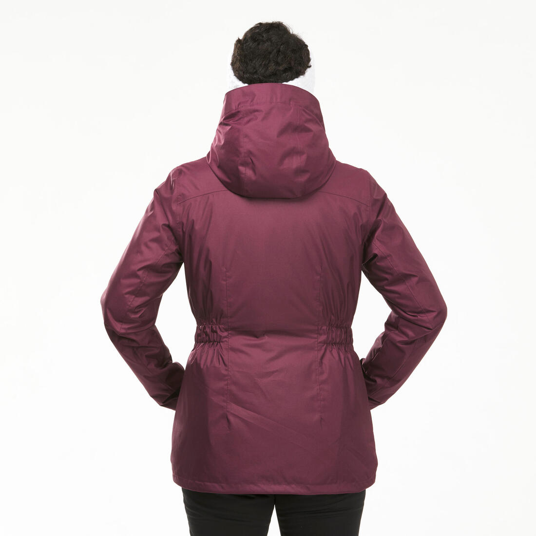 Women’s hiking waterproof winter jacket - SH500 -10°C
