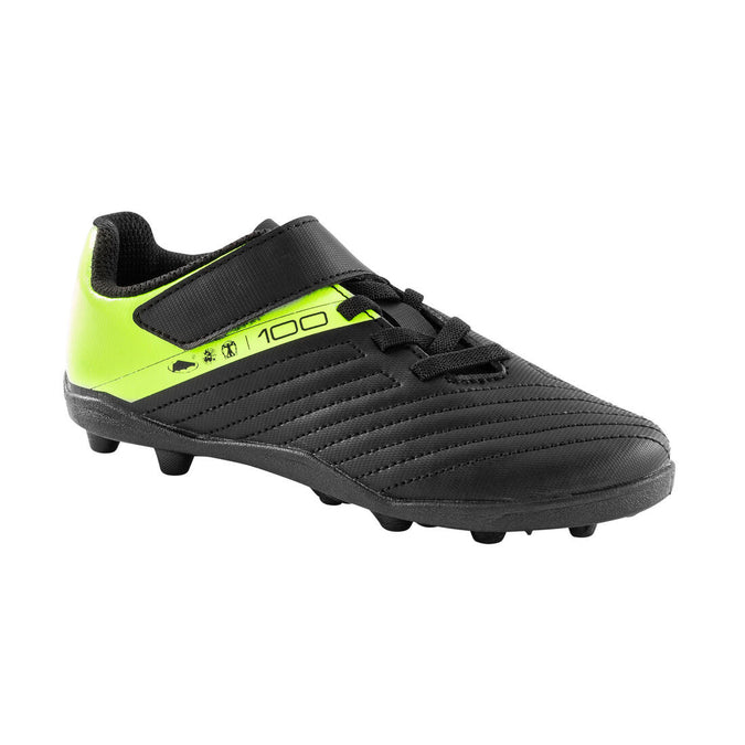 





Kids' Hard Ground Football Boots Agility 100 - Black/Yellow, photo 1 of 8