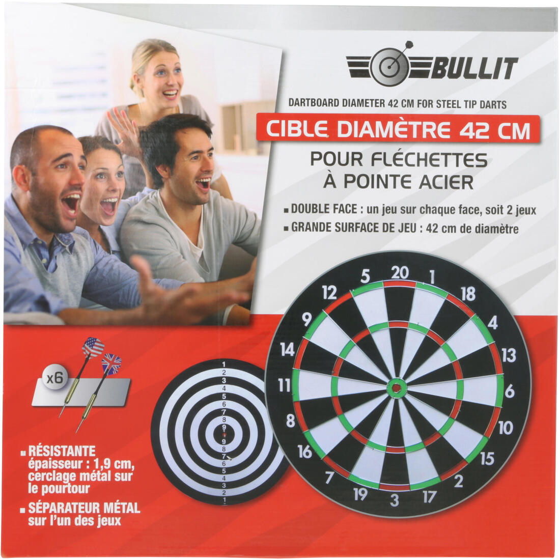 Steel Tip Dartboard Set