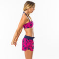 Women's bandeau swimsuit top with removable neck tie LORI ETHNI