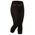 Women’s Seamless Ski Base Layer Bottom - BL 580 I-Soft - Black/Purple