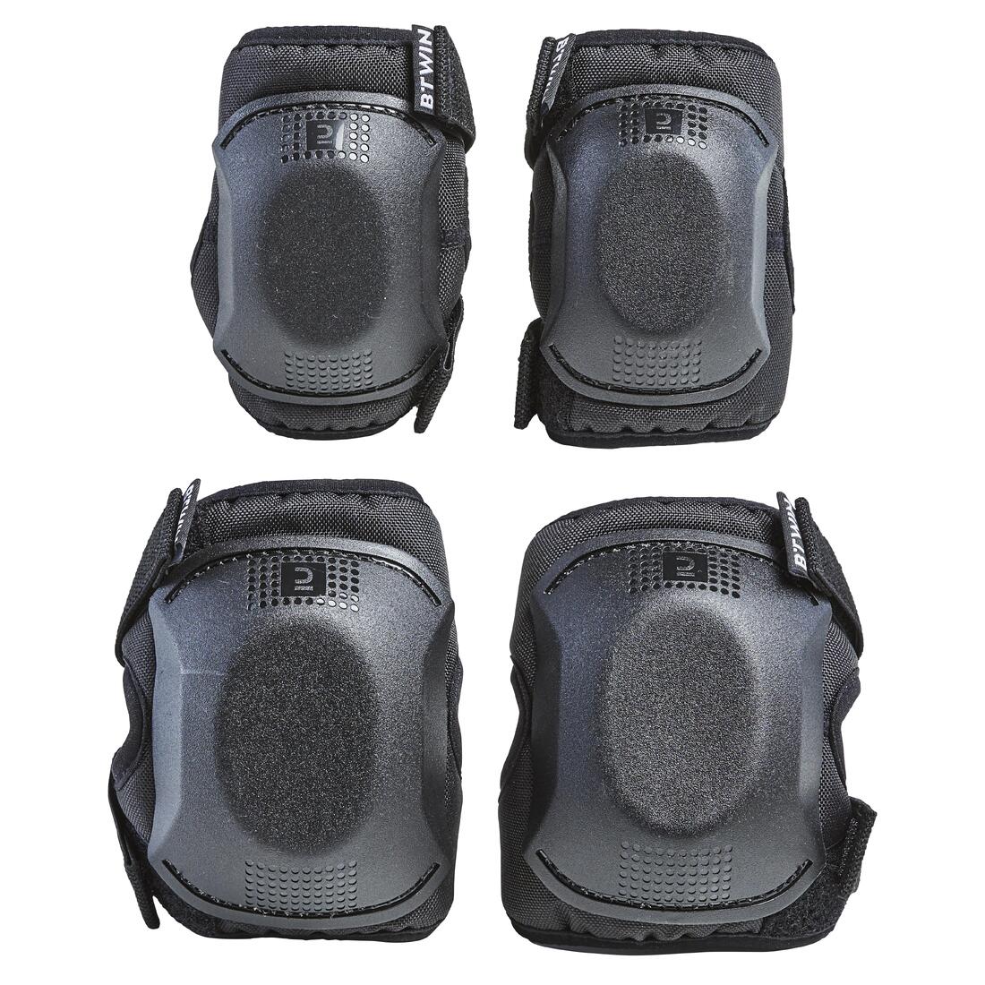 One Size Cycling Elbow and Knee Protectors Set 3-6 Years