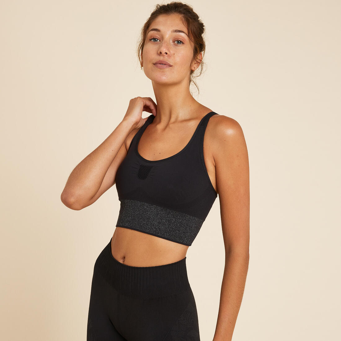 Long Dynamic Yoga Sports Bra