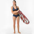AGATHA SUPAI ZENITH Women's surf swimsuit crop top with adjustable back.