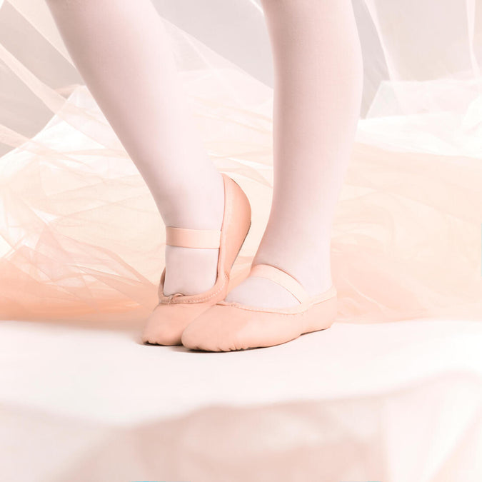 





Beginner Ballet Full Sole Leather Demi-Pointe Shoes - Pink, photo 1 of 5