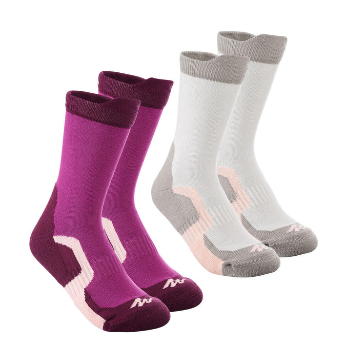 





Kids’ Tall Hiking Socks 2 Pairs Crossocks Purple, photo 1 of 9