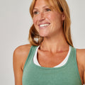 Women's Slim-Fit Fitness Crew-Neck Tank Top 500