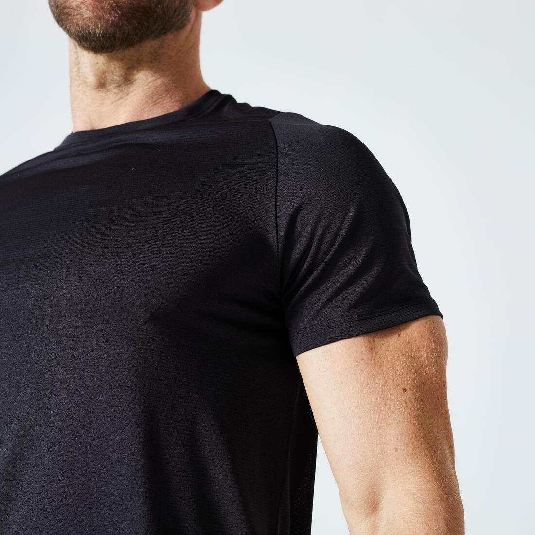 Men's Fitness Breathable Regular-Fit Crew Neck T-Shirt