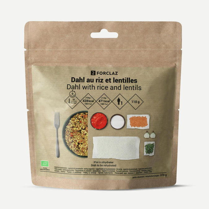 





Freeze-dried vegetarian and organic meal - Dhal with rice and lentils - 110 g, photo 1 of 3