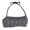 Women's bandeau swimsuit top with removable neck tie LORI ETHNI