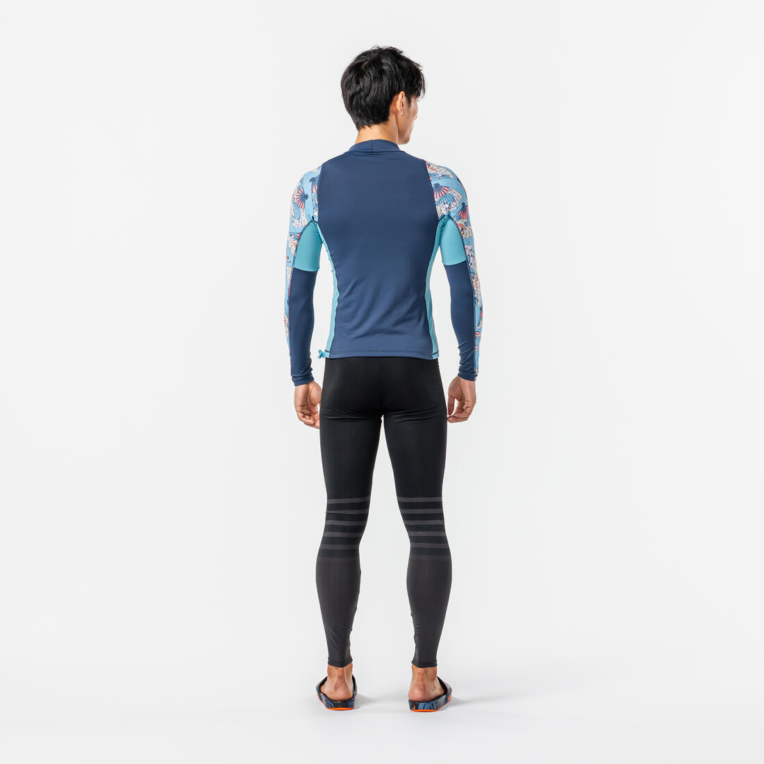 100 Men’s UV Protection Surfing Leggings - Slate Blue
