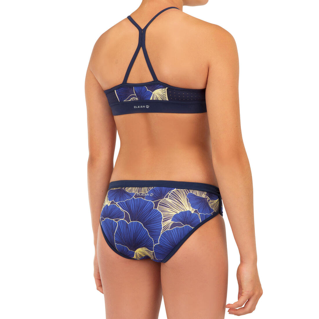 GIRL'S SURF SWIMSUIT CROP TOP BAHA 900