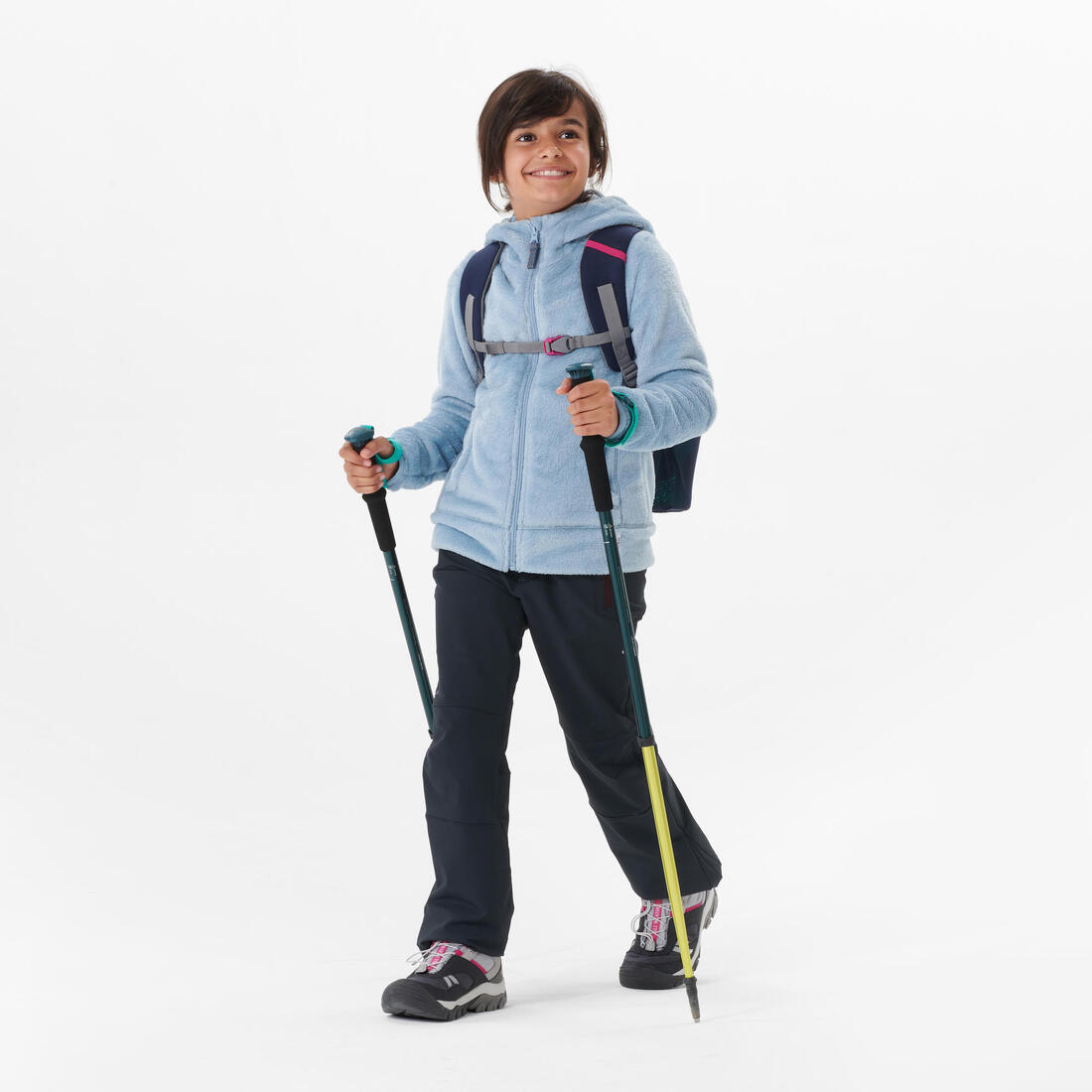 Kids’ Warm Hiking Fleece Jacket - MH500 Aged 7-15