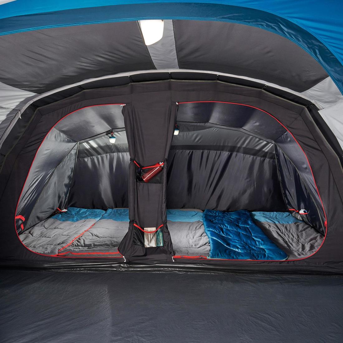 5 Man Blackout Tent With Poles - Arpenaz 5.2 F&B