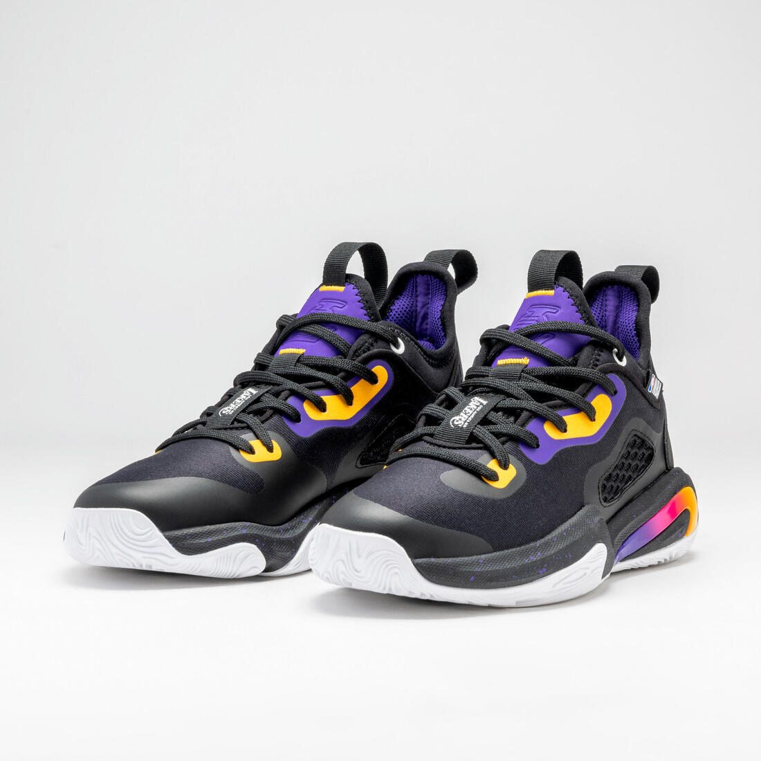 Kids' Basketball Shoes SE900 Mini Me - Black/NBA Los Angeles Lakers