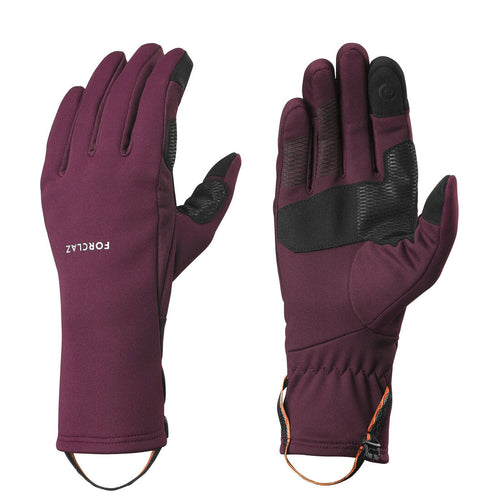 





Adult mountain trekking tactile stretch gloves - MT500