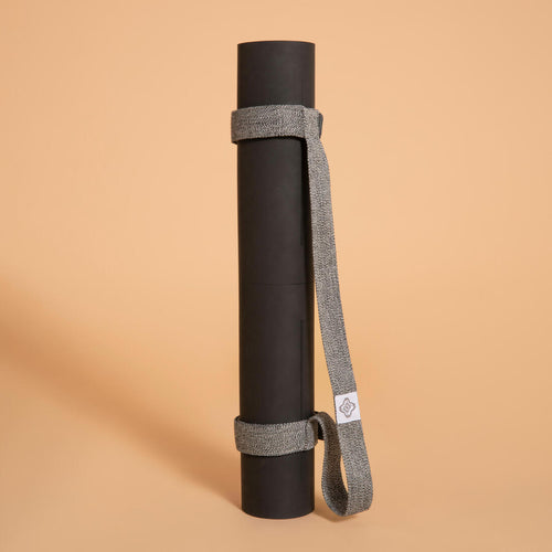 





Adjustable Yoga Mat Strap - Mottled Grey